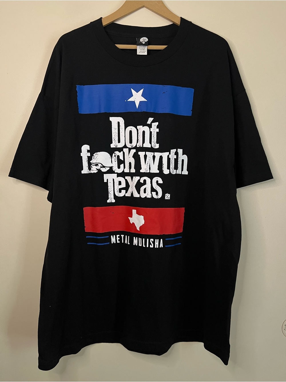 RARE Vintage Y2K Metal Mulisha Don’t F*ck With Texas T Shirt Size 2XL